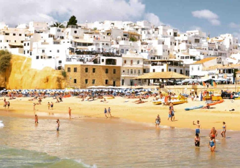 Studio With Great Sea View, Near The Beach, With Ac And Pools Albufeira Eksteriør bilde